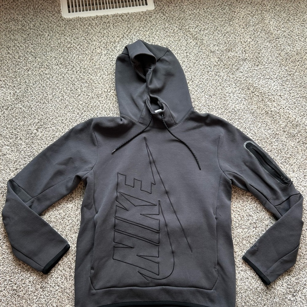 Nike Tech Men's Charcoal Hoodie
